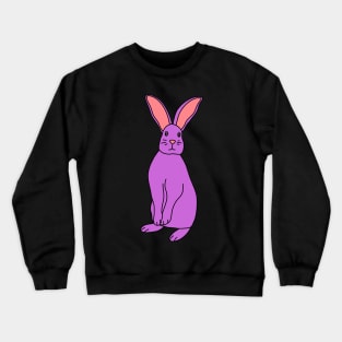 Purple Bunny Crewneck Sweatshirt